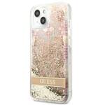 GUESS GUHCP13SLFLSD IPHONE 13 MINI 5.4 "GOLD/GOLD HARDCASE PAISLEY LIQUID GLITTER