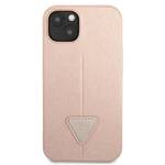 GUESS GUHCP13SPSATLP IPHONE 13 MINI 5.4 "PINK/PINK HARDCASE SAFFIANOTRIANGLE LOGO