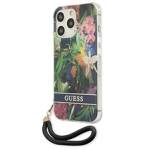 GUESS GUHCP13XHFLSB IPHONE 13 PRO MAX 6.7 "BLUE/BLUE HARDCASE FLOWER STAP