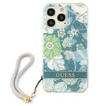 GUESS GUHCP13XHFLSN IPHONE 13 PRO MAX 6.7 "GREEN/GREEN HARDCASE FLOWER STRAP