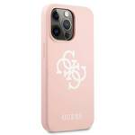 GUESS GUHCP13XLS4GWPI IPHONE 13 PRO MAX 6.7 "PINK/PINK HARD CASE SILICONE 4G LOGO