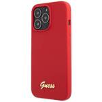 GUESS GUHCP13XLSLMGRE IPHONE 13 PRO MAX 6.7 "RED/BURGUNDY HARD CASE SILICONE VINTAGE GOLD LOGO