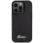 GUESS GUHCP13XPSFDGSK IPHONE 13 PRO MAX 6.7 "BLACK/BLACK HARDCASE SEQUIN SCRIPT METAL