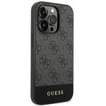 GUESS GUHCP14LG4LGRGR IPHONE 14 PRO 6.1 "GRAY/GRAY HARD CASE 4G STRIPE COLLECTION