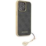 GUESS GUHCP14LGF4GGRONE 14 PRO 6.1 "GRAY/GRAY HARDCASE 4G CHARMS COLLECTION