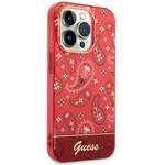 GUESS GUHCP14LHGBNHR IPHONE 14 PRO 6.1 "RED/RED HARDCASE BANDANA PAISLEY