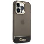 GUESS GUHCP14LHGCOK IPHONE 14 PRO 6.1 "BLACK/BLACK HARDCASE TRANSLUENT