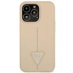 GUESS GUHCP14LPSATLE IPHONE 14 PRO 6.1 "BEIGE/BEIGE HARDCASE SAFFIANOTRIANGLE LOGO