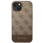 GUESS GUHCP14MG4GLB IPHONE 14 PLUS / 15 PLUS 6.7 "BRONZE / BROWN HARD CASE 4G STRIPE COLLECTION