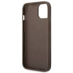 GUESS GUHCP14MG4GLB IPHONE 14 PLUS / 15 PLUS 6.7 "BRONZE / BROWN HARD CASE 4G STRIPE COLLECTION