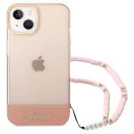 GUESS GUHCP14MHGCOHP IPHONE 14 PLUS / 15 PLUS 6.7 "PINK / PINK HARDCASE TRANSLUENT PEARL STAP