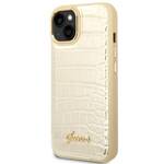 GUESS GUHCP14MHGCRHD IPHONE 14 PLUS / 15 PLUS 6.7 "GOLD / GOLD HARDCASE CROCO COLLECTION