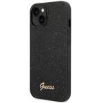 GUESS GUHCP14MHGGGSHK IPHONE 14 PLUS / 15 PLUS 6.7 "BLACK / BLACK HARD CASE GLITTER SCRIPT