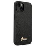 GUESS GUHCP14MHGGGSHK IPHONE 14 PLUS / 15 PLUS 6.7 "BLACK / BLACK HARD CASE GLITTER SCRIPT