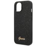 GUESS GUHCP14MHGGGSHK IPHONE 14 PLUS / 15 PLUS 6.7 "BLACK / BLACK HARD CASE GLITTER SCRIPT