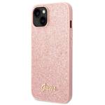 GUESS GUHCP14MHGGSHP IPHONE 14 PLUS / 15 PLUS 6.7 "PINK / PINK HARD CASE GLITTER SCRIPT