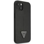 GUESS GUHCP14MPSATLK IPHONE 14 PLUS / 15 PLUS 6.7 "BLACK / BLACK HARDCASE SAFFIANOTRIANGLE LOGO