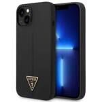 GUESS GUHCP14MSLTGK IPHONE 14 PLUS / 15 PLUS 6.7 "BLACK / BLACK HARDCASE SILICONE TRIANGLE