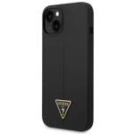 GUESS GUHCP14MSLTGK IPHONE 14 PLUS / 15 PLUS 6.7 "BLACK / BLACK HARDCASE SILICONE TRIANGLE