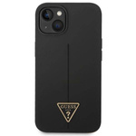 GUESS GUHCP14MSLTGK IPHONE 14 PLUS / 15 PLUS 6.7 "BLACK / BLACK HARDCASE SILICONE TRIANGLE