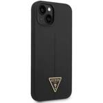 GUESS GUHCP14MSLTGK IPHONE 14 PLUS / 15 PLUS 6.7 "BLACK / BLACK HARDCASE SILICONE TRIANGLE