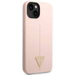 GUESS GUHCP14MSLTGP IPHONE 14 PLUS / 15 PLUS 6.7 "PINK / PINK HARDCASE SILICONE TRIANGLE