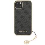 GUESS GUHCP14SGF4G4G IPHONE 14/15/13 6.1 "GRAY / GRAY HARDCASE 4G CHARMS COLLECTION