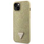 GUESS GUHCP14SHDGTPD IPHONE 14/15/13 6.1 "GOLD / GOLD HARDCASE RHINESTONE TRIANGLE