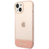 GUESS GUHCP14SHGCOP IPHONE 14/15/13 6.1 "PINK / PINK HARDCASE TRANSLUENT