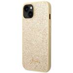 GUESS GUHCP14SHSHGGSHD IPHONE 14/15/13 6.1 "ZŁOTY / GOLD HARD CASE GLITTER SCRIPT