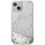 GUESS GUHCP14SLCSGSGH IPHONE 14/15/13 6.1 "BIAŁY / WHITE HARDCASE LIQUID GLITTER MARBLE