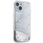 GUESS GUHCP14SLCSGSGH IPHONE 14/15/13 6.1 "BIAŁY / WHITE HARDCASE LIQUID GLITTER MARBLE