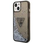 GUESS GUHCP14SLFCTPK IPHONE 14/15/13 6.1 "BLACK / BLACK HARDCASE LIQUID GLITTER PALM COLLECTION