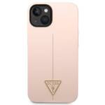 GUESS GUHCP14SSLTGP IPHONE 14/15/13 6.1 "PINK / PINK HARDCASE SILICONE TRIANGLE