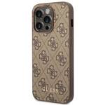 GUESS GUHCP14XG4GFBR IPHONE 14 PRO MAX 6.7 "BRONZE/BROWN HARD CASE 4G METAL GOLD LOGO