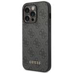 GUESS GUHCP14XG4GFGR IPHONE 14 PRO MAX 6.7 "GRAY/GRAY HARD CASE 4G METAL GOLD LOGO