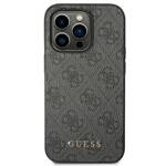 GUESS GUHCP14XG4GFGR IPHONE 14 PRO MAX 6.7 "GRAY/GRAY HARD CASE 4G METAL GOLD LOGO