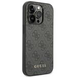 GUESS GUHCP14XG4GFGR IPHONE 14 PRO MAX 6.7 "GRAY/GRAY HARD CASE 4G METAL GOLD LOGO