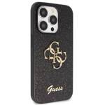 GUESS GUHCP14XHG4SGK IPHONE 14 PRO MAX 6.7 "BLACK/BLACK HARDCASE GLITTER SCRIPT BIG 4G