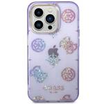 GUESS GUHCP14XHTPPTL IPHONE 14 PRO MAX 6.7 "LILIOWY/LILAC HARD CASE PEONY GLITTER