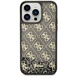 GUESS GUHCP14XLC4PSGK IPHONE 14 PRO MAX 6.7 "BLACK/BLACK HARDCASE LIQUID GLITTER 4G TRANSCULENT