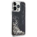 GUESS GUHCP14XLCSGSGK IPHONE 14 PRO MAX 6.7 "BLACK/BLACK HARDCASE LIQUID GLITTER MARBLE