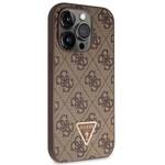 GUESS GUHCP14XP4TDSCPW IPHONE 14 PRO MAX 6.7 "BROWN/BROWN HARDCASE CROSSBODY 4G METAL LOGO