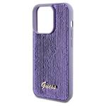 GUESS GUHCP14XPSFDGS IPHONE 14 PRO MAX 6.7 "PURPLE/PURPLE HARDCASE SEQUIN SCRIPT METAL