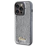 GUESS GUHCP14XPSFDGSS IPHONE 14 PRO MAX 6.7 "SILVER/SILVER HARDCASE SEQUIN SCRIPT METAL