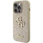 GUESS GUHCP15LHG4SGD IPHONE 15 PRO 6.1 "GOLD/GOLD HARDCASE GLITTER SCRIPT BIG 4G