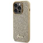 GUESS GUHCP15LPMSDGSD IPHONE 15 PRO 6.1 "GOLD/GOLD HARDCASE DISCO METAL SCRIPT