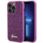 GUESS GUHCP15LPMSDGSF IPHONE 15 PRO 6.1 "FUKSJA/FUSCHIA HARDCASE DISCO METAL SCRIPT