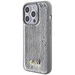 GUESS GUHCP15LPSFDGSS IPHONE 15 PRO 6.1 "SILVER/SILVER HARDCASE SEQUIN SCRIPT METAL