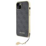 GUESS GUHCP15MGF4GGGR IPHONE 15 PLUS / 14 PLUS 6.7 "GRAY / GRAY HARDCASE 4G CHARMS COLLECTION